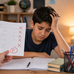 why students get less grades in math
