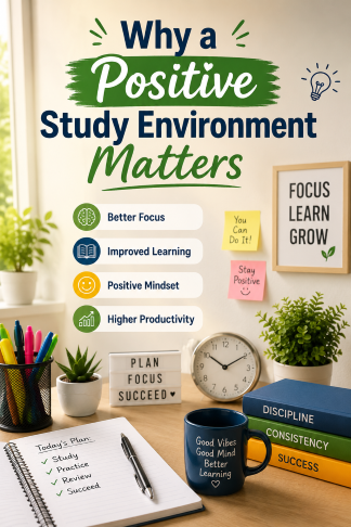 why positive study envirnomet matters - all study buddy - best online and offline tutor