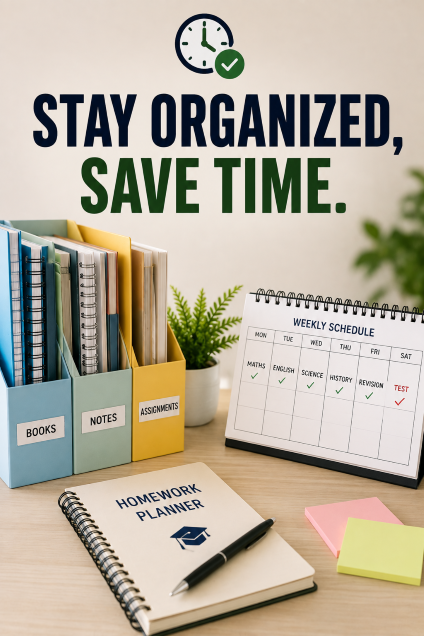 how to organised all books and notes