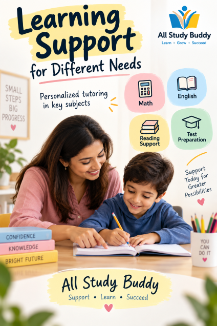 learning support by best tutors - all study buddy